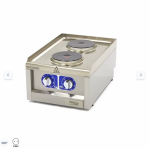  Επαγγελματική κουζίνα - 2 καυστήρες - Ηλεκτρική - Μονή μονάδα